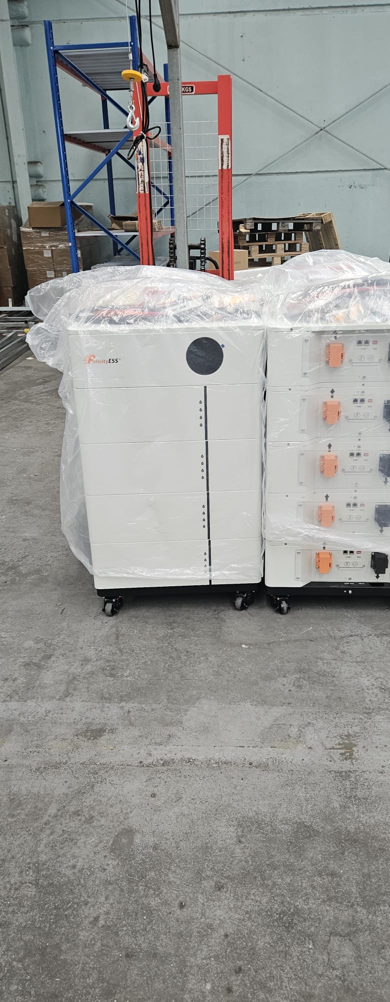 Commercial battery storage by Zain Services